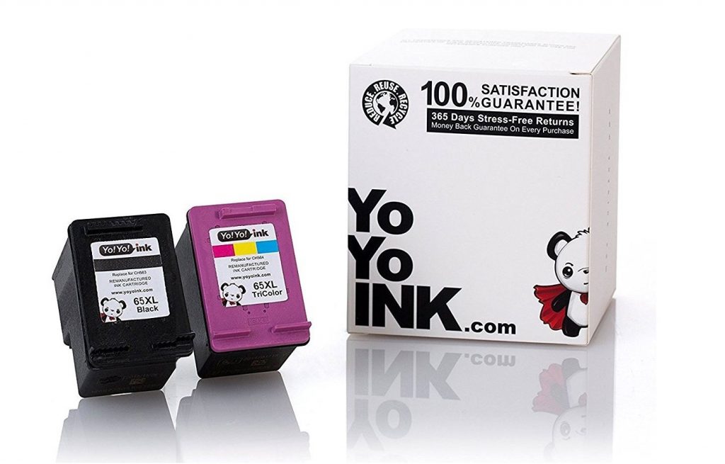 HP 65 65XL Black and Color Ink Cartridge, Remanufactured | YoyoInk