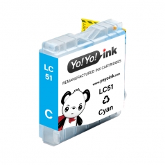 Brother LC51 Cyan Compatible Printer Ink Cartridge