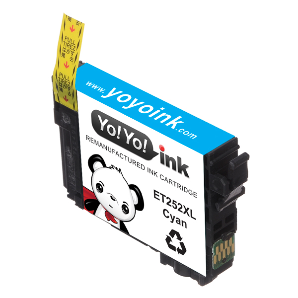 Epson T252 XL High Yield Cyan Remanufactured Printer Ink Cartridge