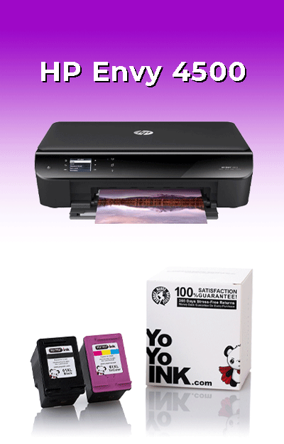 how do i install hp envy 4500 printer software